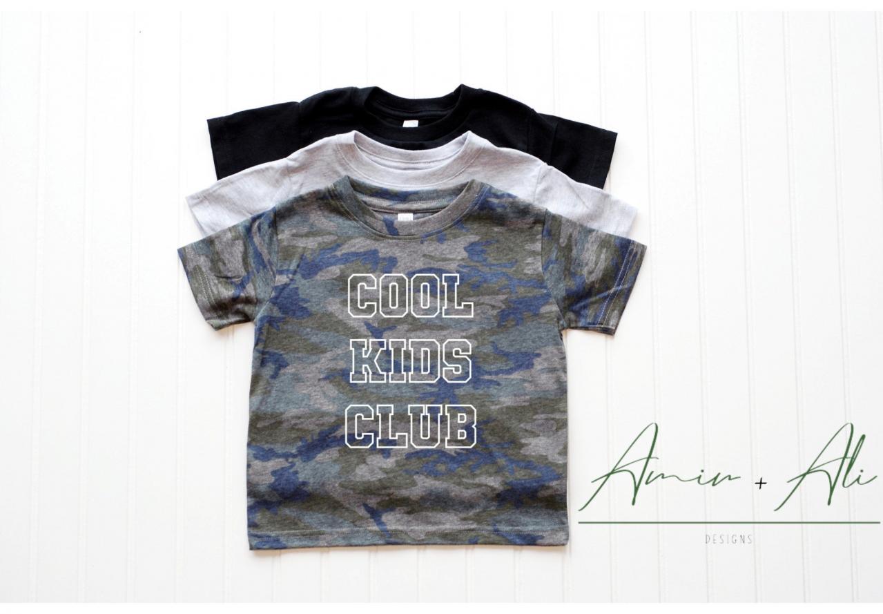 Cool Shirt For Boys, Cool Kid Shirt, Toddler Boy Shirt, Boy Birthday Gift, Toddler Boy Clothes, Graphic Shirt For Boys, Shirts For Siblings,