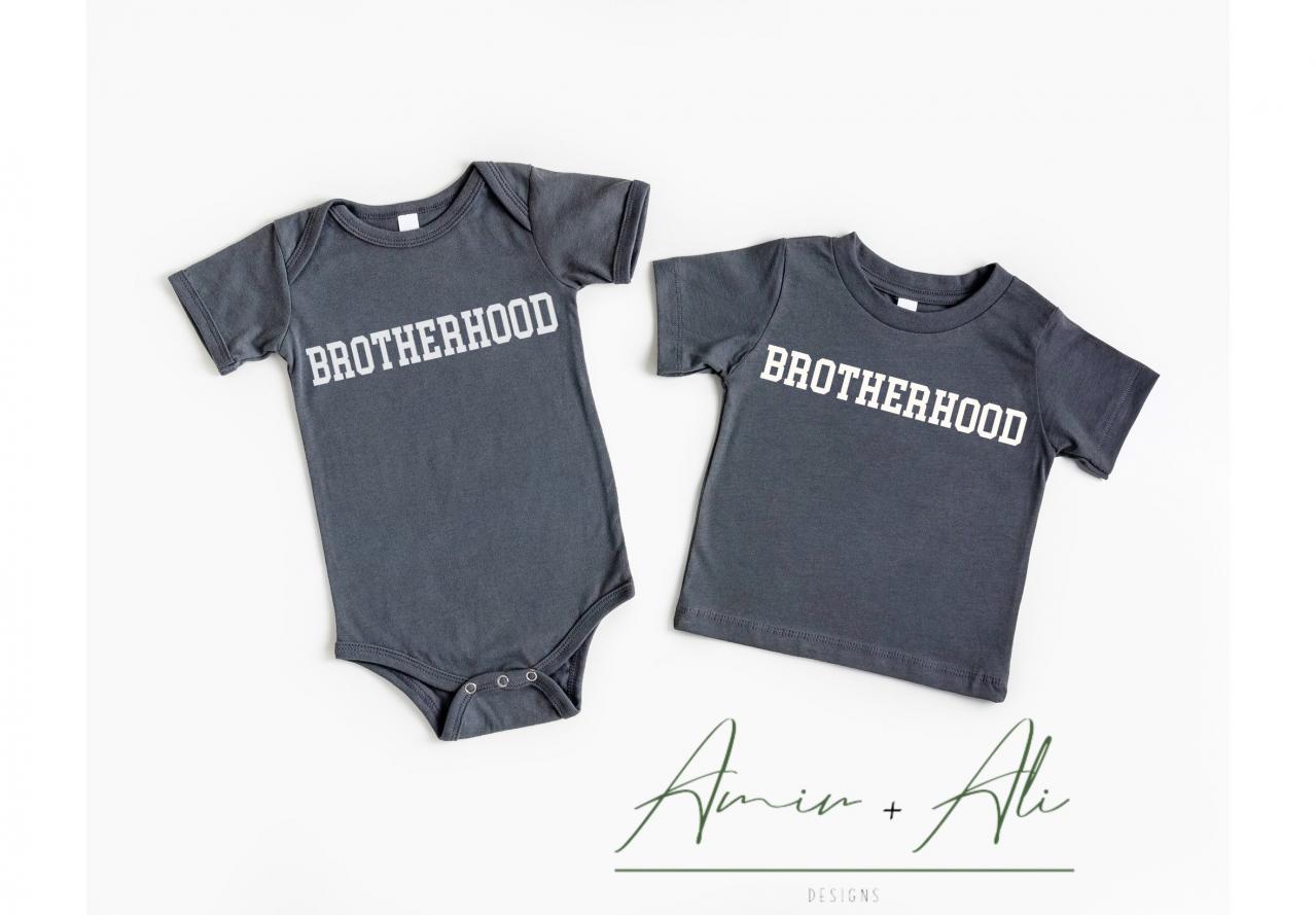 Brotherhood Shirt, Matching Brother Shirt, Matching Family Shirts, Little Brother Big Brother Matching Outfits, Little Brother Gift, Big Bro