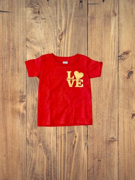 Valentine Day Shirt For Toddler, Red Love Shirt, My First Valentine Day, Shirts For Valentine Day, Gifts For Toddler