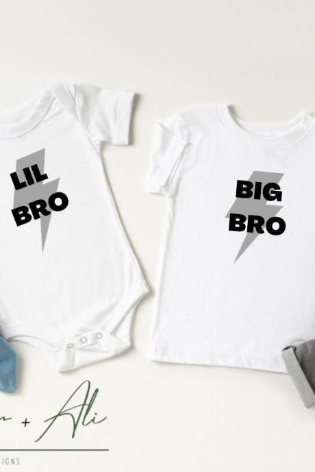 Matching Brother Shirts, Little Brother, Big Brother, Toddler Graphic Tee, Baby Boy Clothes